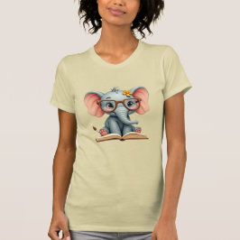 Camiseta Bebê Elefante Sábio