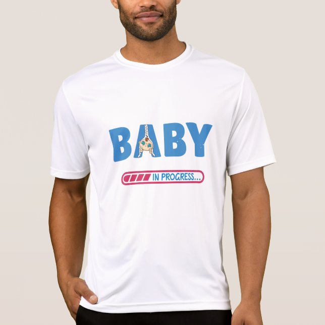 Camiseta Bebê em andamento cartão de visita T-Shirt (Frente)