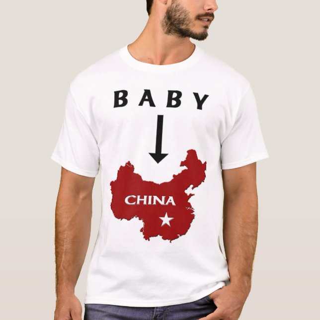 Camiseta Bebê em China (Frente)