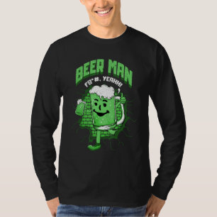 Camiseta Bebê Engraçado Com Bebendo De Álcool De Vidro De C