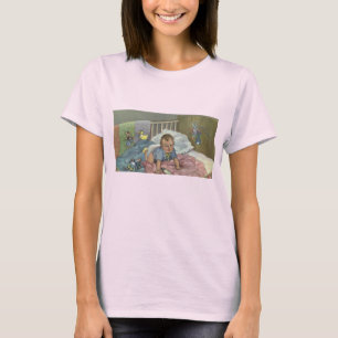 Camiseta Bebê Fofo Antigo Brincando no Berço, Hora da Sonec