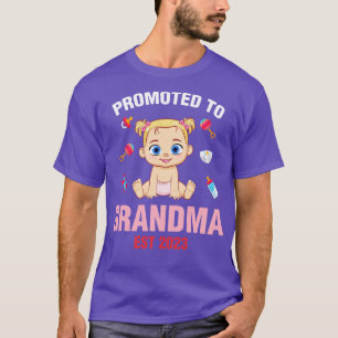 Camiseta Bebê Fofo Promovido À Avó No Último Ano De 2023