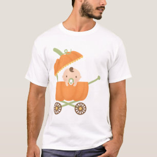 Camiseta Bebê giro na Carruagem de abóbora