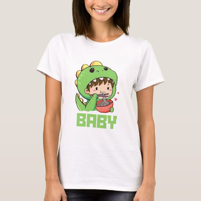 Camiseta bebê godzilla (Frente)