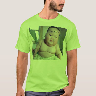 Camiseta bebê gordo, vida do asiático 4
