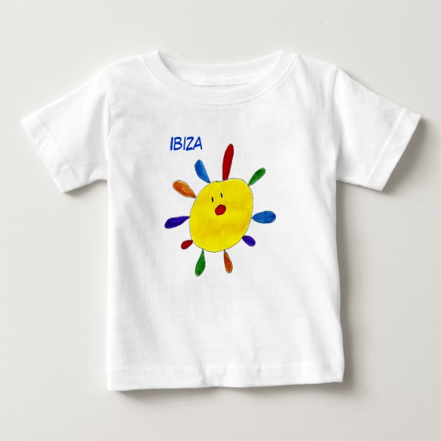Camiseta bebe ibiza. (Frente)