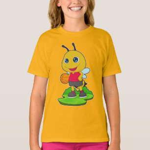 Camiseta Bebê jogador de basquete