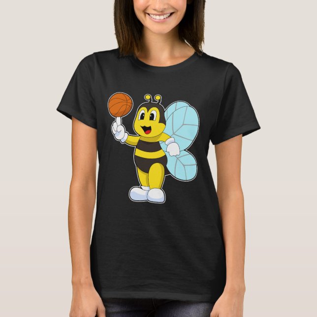 Camiseta Bebê jogador de basquete (Frente)
