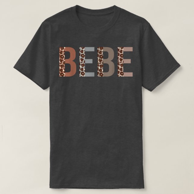 Camiseta Bebe Leopardo Imprime Mãe Dia de as mães Engraçado (Frente do Design)