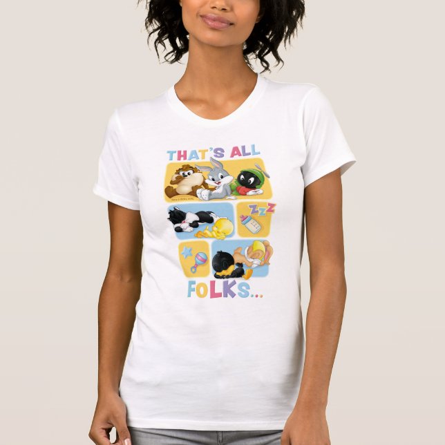 Camiseta Bebê LOONEY TUNS™ Caracteres | É tudo pessoal (Frente)