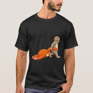 Camiseta Bebê macaco engraçado soco animal fofo homens mulh