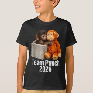 Camiseta Bebê macaco time do macaco fofo soco zoológico 202