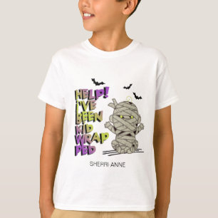 Camiseta Bebê Múmia Engraçadinho Enfaixado Verde ID683