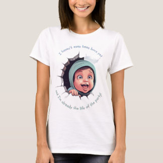 Camiseta Bebê não nascido engraçado