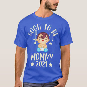 Camiseta Bebê Nascimento Mãe 2021 Presentes de Anúncio de G