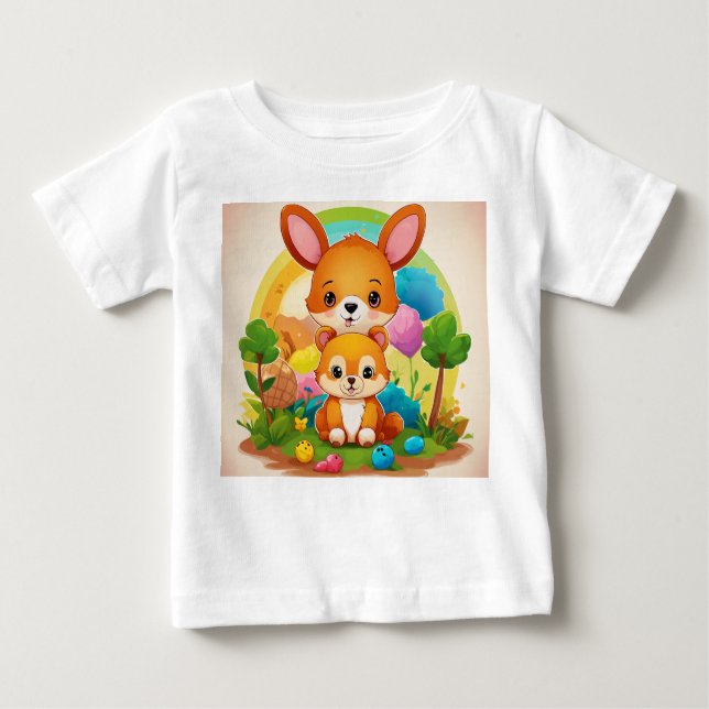 camiseta bebê: Nature Buddies Edition (Frente)