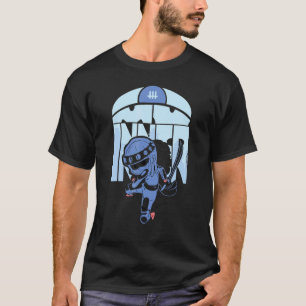 Camiseta Bebê Ninja Karatê Com Espada Para Amigos Marciais