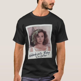 Camiseta Bebê no Canto Citação de Foto Instantânea Filme do