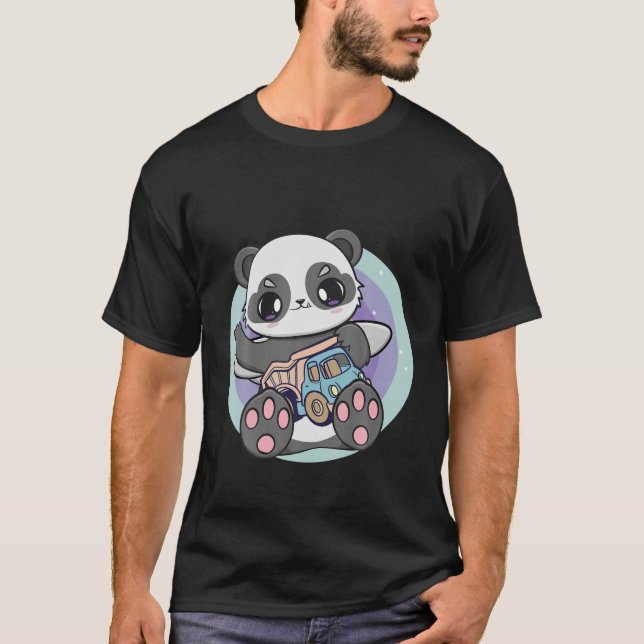 Camiseta Bebê Panda Com Asas Kawaii Bear Brinquedo Com Ca (Frente)
