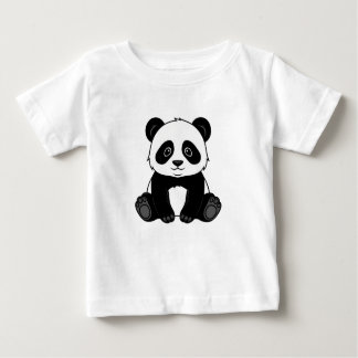 Camiseta bebê Panda impressão