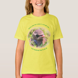 Camiseta Bebê Pássaro Muito Bonito Engraçado