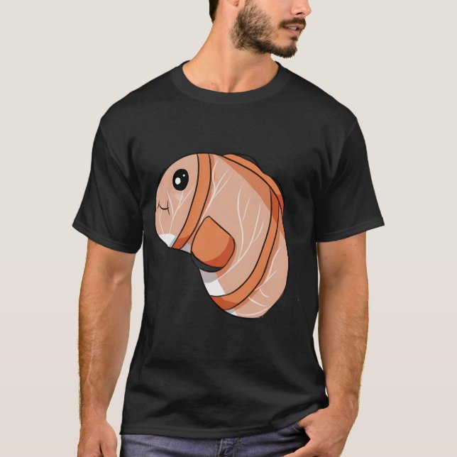 Camiseta Bebê Peixe-Palhaço Laranja (Frente)