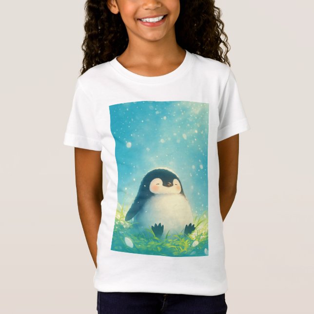 Camiseta Bebê Penguin Refrigeração (Frente)