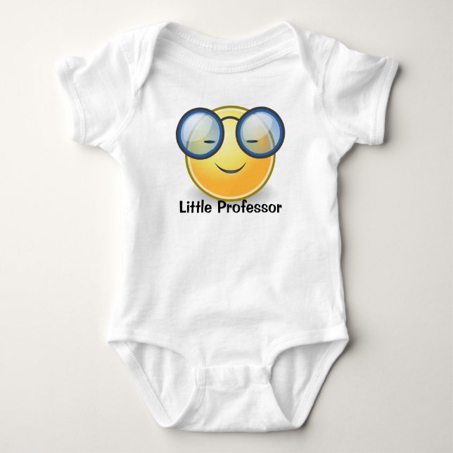 Camiseta Bebê Pequeno Professor Inteligente (Frente)