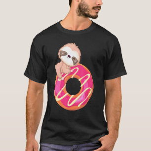Camiseta Bebê Preguiça Em Donut