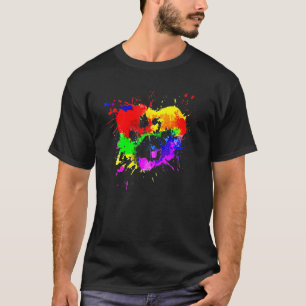 Camiseta Bebê Pug Cachorro Amor Colorido R Pai Mãe Menino M