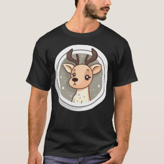 Camiseta Bebê Reindeer Bonito