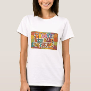 Camiseta Bebê Retrô e Maravilhoso a Caminho Retro Sunshine
