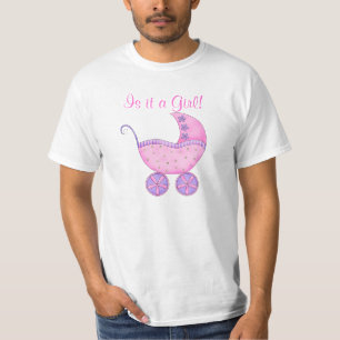 Camiseta Bebê rosa Buggy É uma Pai
