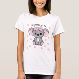 Camiseta Bebê Rosa Koala Bear
