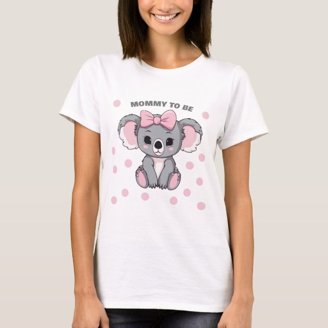 Camiseta Bebê Rosa Koala Bear (Frente)