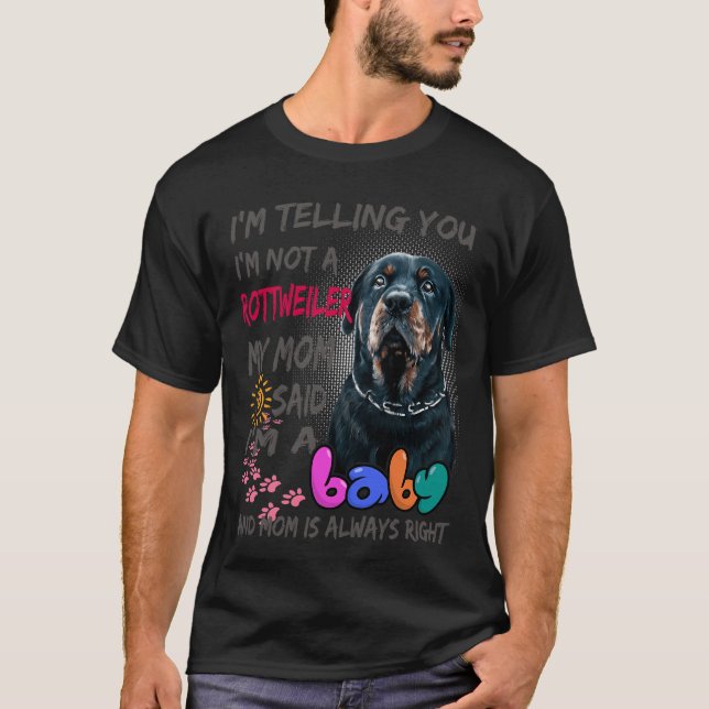 Camiseta Bebê Rottweiler (Frente)