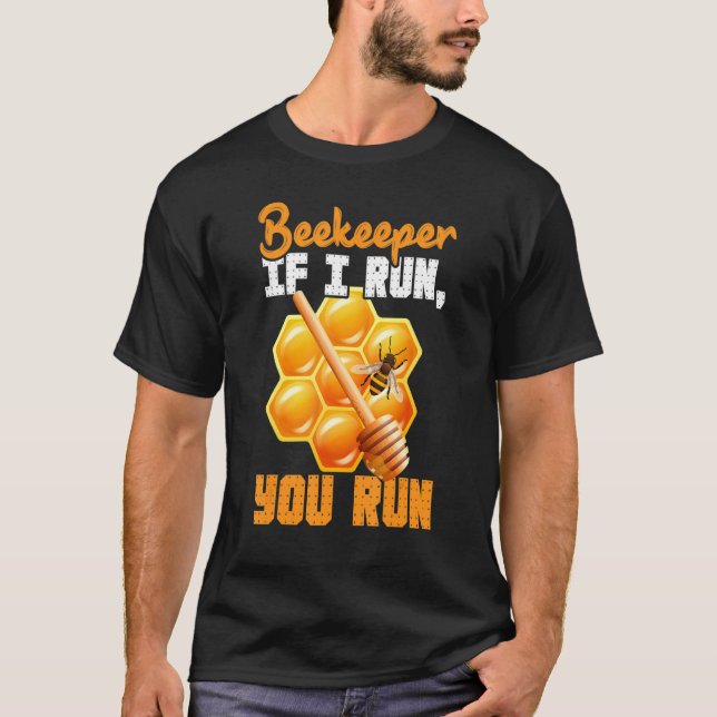 Camiseta Bebê Se Eu Lhe Dirigir Mel Apiarista De Beekeeper (Frente)