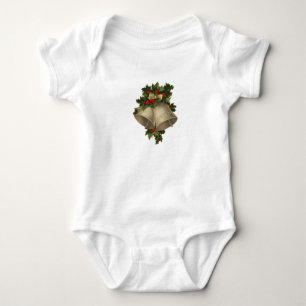 Camiseta Bébé Sinos de Natal