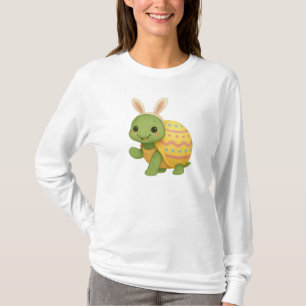 Camiseta Bebê Tartaruga fofa de Páscoa/Primavera