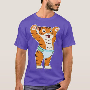 Camiseta Bebê Tiger com cuecas
