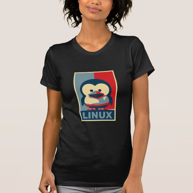 Camiseta Bebê Tux Linux (Frente)