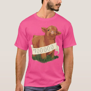 Camiseta Bebê Vaca das Terras Altas