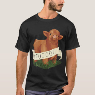 Camiseta Bebê Vaca das Terras Altas