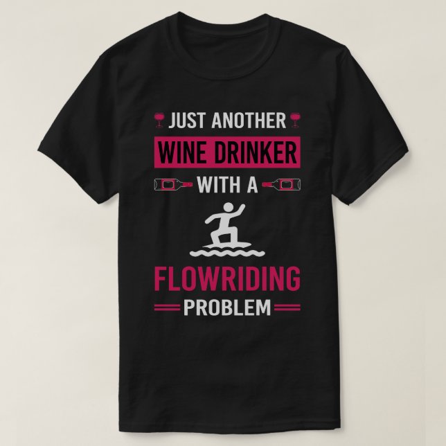 Camiseta Bebê-Vinho Flutuante (Frente do Design)