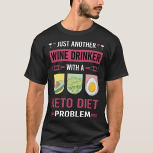 Camiseta Bebê-Vinho Keto Dieta Ketogênica Ketose