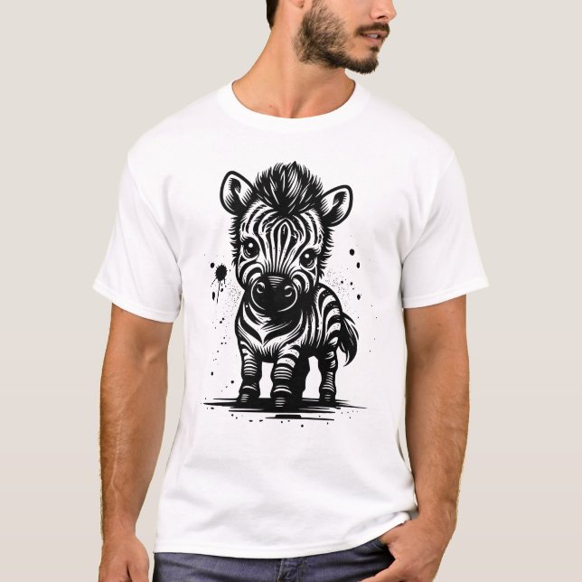 Camiseta Bebê Zebra (Frente)