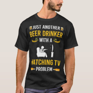 Camiseta Bebedor de Cerveja Assistindo TV
