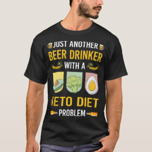 Camiseta Bebedor de Cerveja Dieta Cetogênica Cetona Cetose