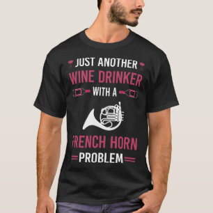 Camiseta Bebedor de Vinho Trompa Francesa