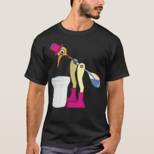 Camiseta Bebendo Bird Black Labs boston terrier